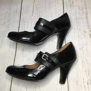 Sofft Mary Jane pump black patent leather sz 8